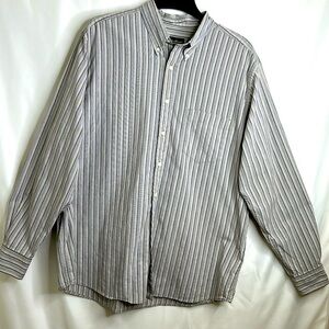 Eddie Bauer Relaxed Fit Long Sleeve Button Up Shirt Tall XL
